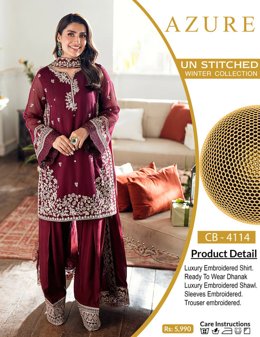 Luxury Embroidered 3pc