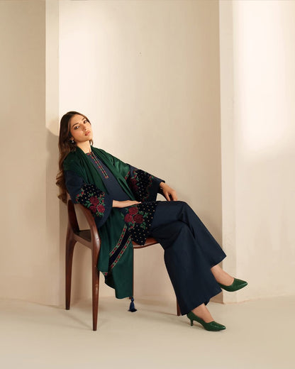 Best Quality Air jet Dhanak Fabric With Velvet Work