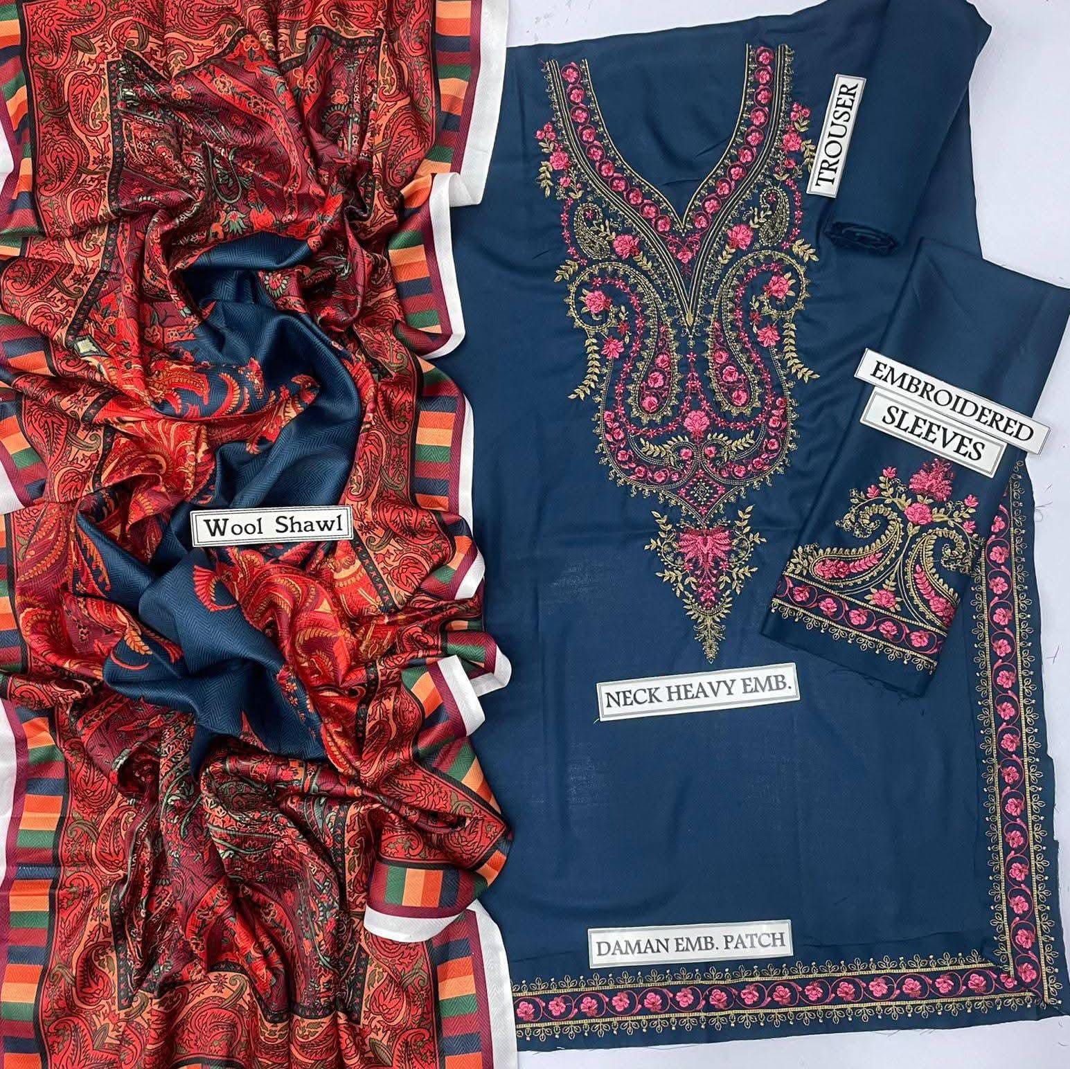 Luxury Embroidered 3pc